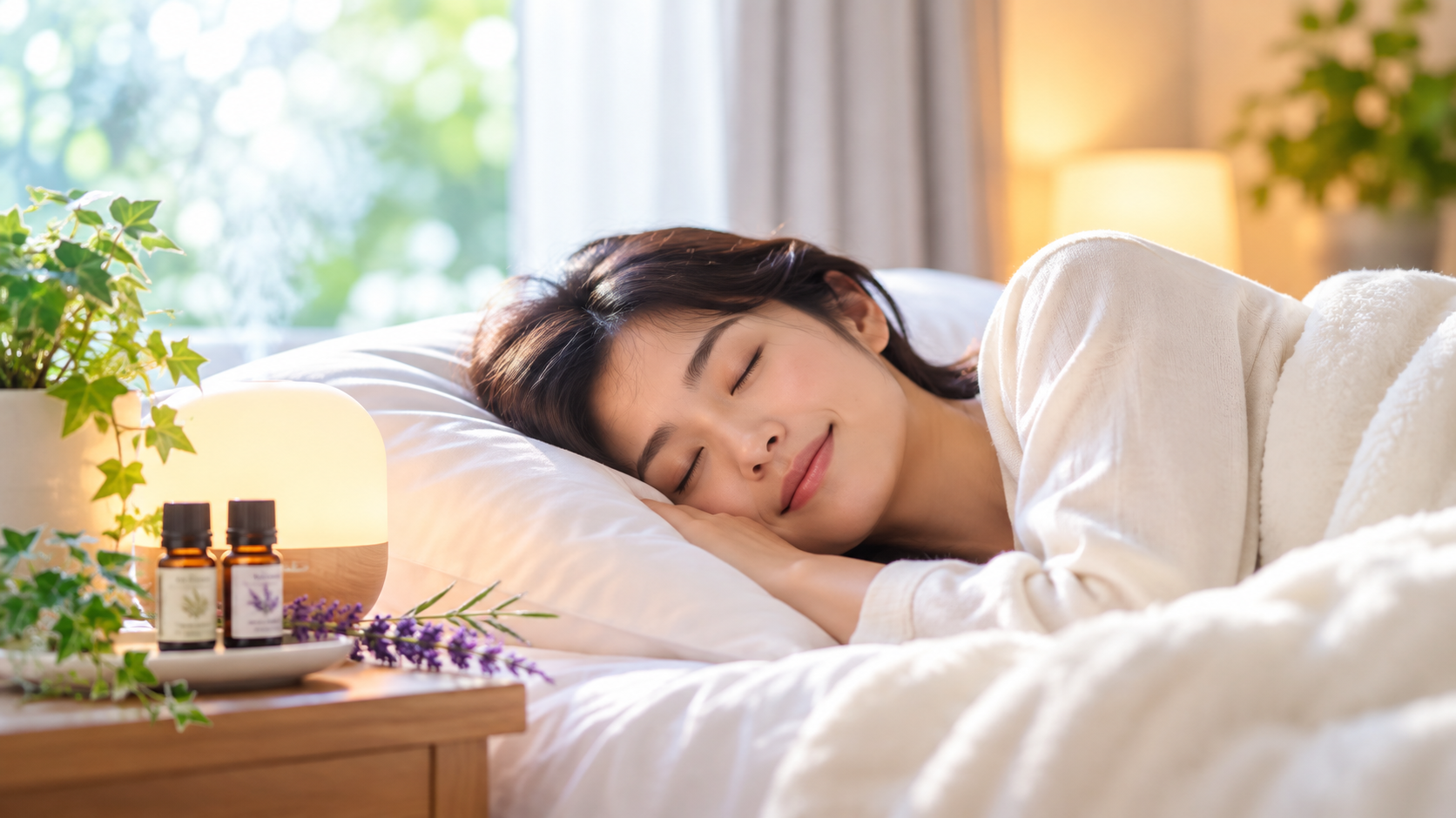 より良い睡眠をイメージした写真